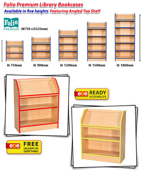 Folio Library Bookcase Angled frag