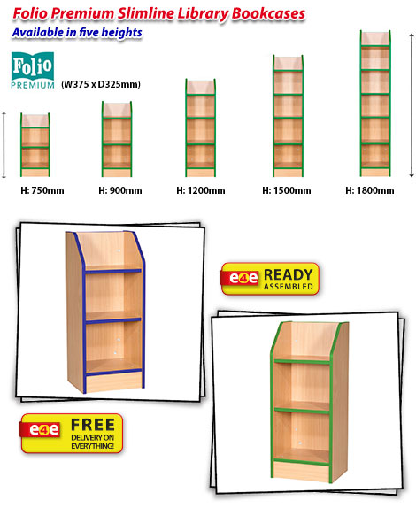 Folio Slimline Bookcase frag