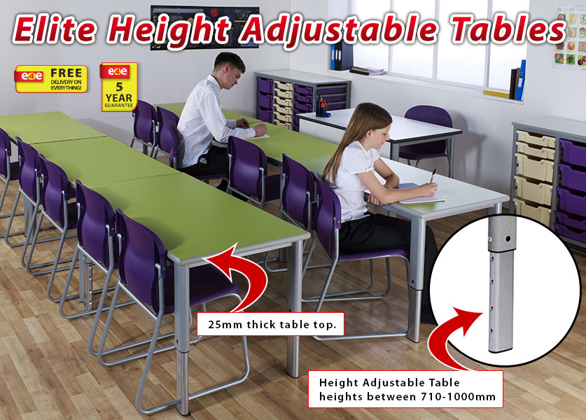 elite height adjustable tables