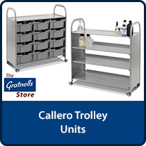 Gratnells Flat shelf Trolleys