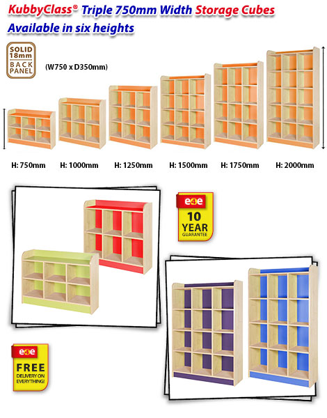 Triple Storage Cubes