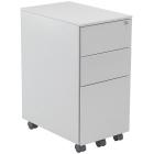 Talos Under Desk 3 Drawer Slimline Mobile Pedestal - view 1