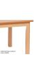 Small Rectangle Melamine Top Wooden Table - 960 x 695mm - view 3