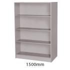 Sturdy Storage - Grey 1000mm Wide Double Sided Bookcase - view 3