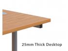 Cantilever Teachers Radial Desk with Pedestal (Bundle) - view 2