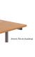 Cantilever Teachers 600mm Depth Rectangular Desk - view 2