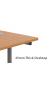 Cantilever Teachers 800mm Depth Rectangular Desk - view 2