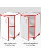 Jaz Storage Range - Single Width Cupboard - view 6