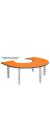 Height Adjustable Heavy Duty - Rainbow Shape Table - view 5