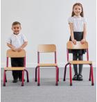 Milan Stackable Classroom Chair - view 2