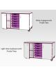 Jaz Storage Range - Triple Width Cupboard With Trays - view 5