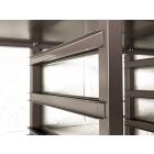Gratnells Science Range - Tall Double Column Frame - 1850mm With Welded Runners (holds 34 shallow trays or equivalent) - view 3