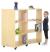 3 Shelf Curved Storage Unit - view 2