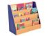 Milan Single Sided Book Storage Units - 4 Tier Unit - view 2