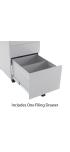 Talos Under Desk 3 Drawer Mobile Pedestal - view 3