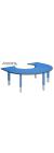 Height Adjustable Heavy Duty - Rainbow Shape Table - view 2