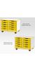 Jaz Storage Range - Double Width Shallow Tray Units - view 2