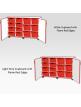 Jaz Storage Range - Quad Width Cupboard With Variety Trays - view 6