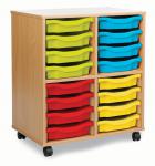 Storage Allsorts Unit with 16 Single Trays - view 1