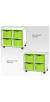 Jaz Storage Range - Double Width Extra Deep Tray Units - view 2