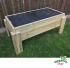 Outdoor Raised Sandpit with Chalkboard Lid - view 1