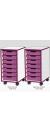 Jaz Storage Range - Single Width Shallow Tray Units - view 5