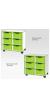 Jaz Storage Range - Double Width Deep Tray Units - view 2