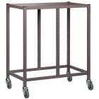 Gratnells Science Range - !!<<span style='color: #ff0000;'>>!!Under Bench Height!!<</span>>!! Empty Double Column Trolley - 735mm (holds 10 shallow trays or equivalent) - view 1