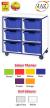 Jaz Storage Range - Double Width Deep Tray Units - view 1