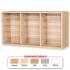 Wall Mountable x15 Space Pigeonhole Unit - view 1