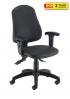 Calypso Ergo 2 Lever Office Chair with Lumbar Pump and Adjustable Arms - view 1