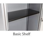 Bisley Essentials Steel Tambour with Side Open - 1015mm High - view 2