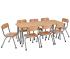 Milan Rectangular Table - 8 Seater - view 3