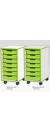 Jaz Storage Range - Single Width Shallow Tray Units - view 2