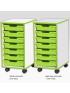 Jaz Storage Range - Single Width Shallow Tray Units - view 2