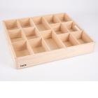 Wooden Sorting Tray - 14 Way - view 1