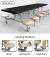 Primo Mobile Folding Table & Seating (Black Gloss) - view 1