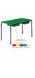 Contract Classroom Tables - Slide Stacking Rectangular Table with Spray Polyurethane Edge - view 4