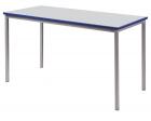 Cast Pu Edged Fully Welded Rectangular Classroom Table with Melamine Top - view 1