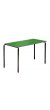 Contract Classroom Tables - Slide Stacking Rectangular Table with Spray Polyurethane Edge - view 2