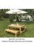 Outdoor Wooden Table - view 2