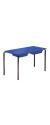 Contract Classroom Tables - Slide Stacking Rectangular Table with Matching ABS Thermoplastic Edge - With 2 Shallow Trays and Tray Runners - view 2