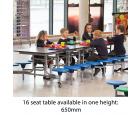 Spaceright Folding Rectangular Table Unit - view 5