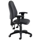 Calypso Ergo 2 Lever Office Chair with Lumbar Pump and Adjustable Arms - view 3