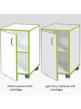 Jaz Storage Range - Single Width Cupboard - view 2
