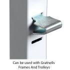 Gratnells Extra Shelf Clips - Pack of 4 - view 2
