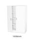 Sturdy Storage - White 1000mm Wide Premium Cupboard - view 3