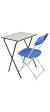 24 Z-Lite Premium Folding Exam Desks With Trolley Set - view 3