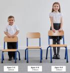 Milan Stackable Classroom Chair - view 1