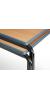 Contract Range Moulded Edge - Crush Bent Rectangular Classroom Table - 1200mm x 600mm - view 3